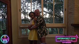 Homemade Latina Wifebucket Sex with Huge Clit Petting at Sunset