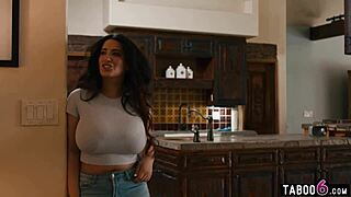 huge tits arab teacher gets visited by stepdad