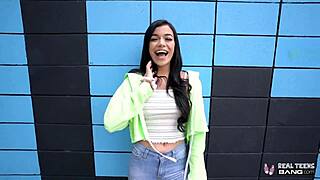 Real Teen Savannah Sixx Gets Fucked During Porn Casting Interview