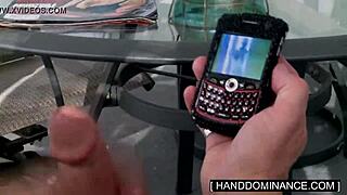 Blondie Gives Handjob To Her Step-Dad's Big Cock