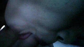 Shaved beauty takes massive load straight to her mouth