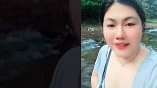 Chubby Asian Couple Andrea and Migz Explore Outdoor Homemade Fun