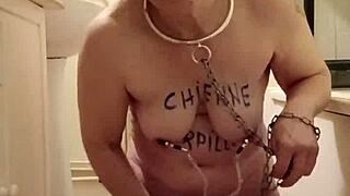 2024 Self-Session with Esclave F in Humiliation Scene