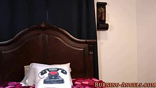 Hey, watch this goth whore take a messy facial after sucking