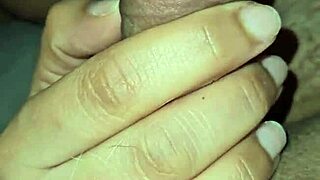 I started masturbating alone, then someone entered my room for wild big tit milf sex.