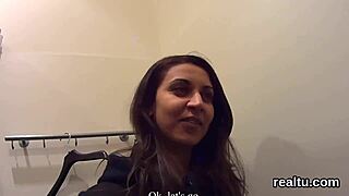 Slim Czech kitten teased at mall, penetrated hard in POV