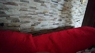 young stepsister trades clothes for anal creampie