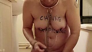 2024 Self-Session with Esclave F in Humiliation Scene