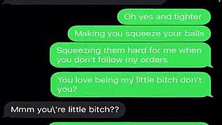 sexting my sissy bitch into total clit humiliation
