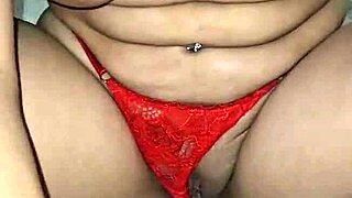 I started masturbating alone, then someone entered my room for wild big tit milf sex.