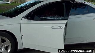 Blondie Gives Handjob To Her Step-Dad's Big Cock