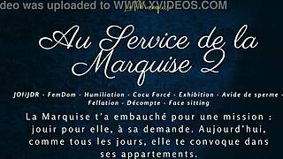 au service de la marquise 2 - french femdom joi humiliation