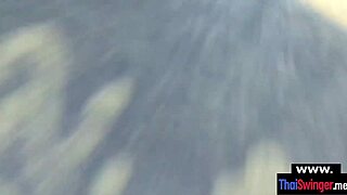 real thai gf's quick kitchen fuck feels incredible