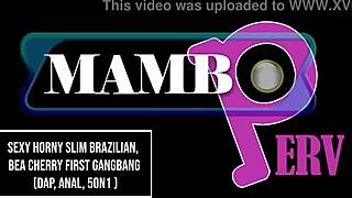 Sexy Horny Slim Brazilian Bea Cherry First Gangbang Dap Anal 5On1 Monster Cock Deep Foot Fetish Ob421