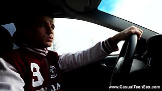 alita angel gets warmed up by a stranger’s outdoor pounding