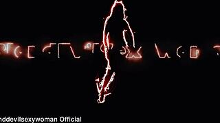 Horny Latina Blonde Shows Big Curvy Ass And Hairy Pussy