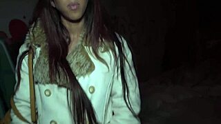 Public agent babe sees big cock and wants it