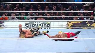 Seth Rollins battles Austin Theory and Bobby Lashley in Survivor Series 2022