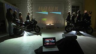 milf in golden high heels licked and fucked hard