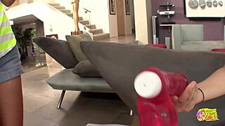 Dildos Heat Up Taboo Lesbian Threesome with Lexi Gray and Raven Rockette