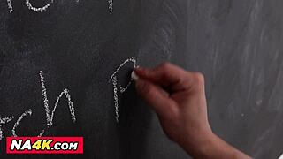 Hot blonde Sadie Summers gives Jay a naughty lesson! 😍