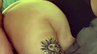 Bent over in doggystyle, neighbors watch close up pumping