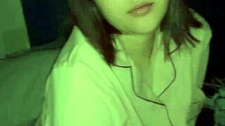 Amateur Japanese Girl In Pajamas Wants Sex Before Bed