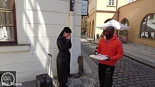 big butt italian takes bbc in wild gangbang