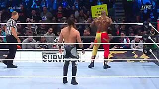 Seth Rollins battles Austin Theory and Bobby Lashley in Survivor Series 2022