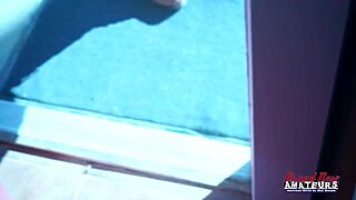 Skylar, that brunette hottie, says 'Finger my pussy deep and fuck me hard.'