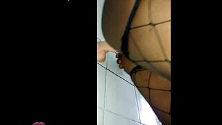 african mom enjoys big toy in ass