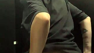 Horny At Gym Training Went To Bathroom To Masturbate And Cum