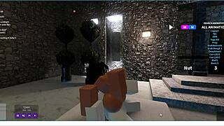 i let her fuck me for a long time in roblox game with lots of action