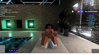i let her fuck me for a long time in roblox game with lots of action