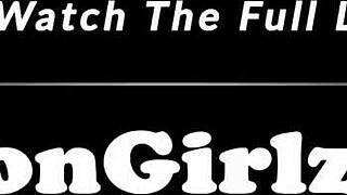 Komea mormoni-teini 18+ pomppii intohimoisesti isolla karvaisella kyrvälle