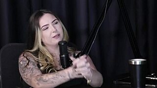 man, this morena strips after rantin’ bout live rules, then joins a wild group on Sheer Red!