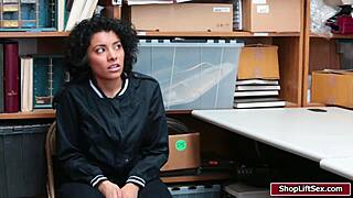 maya gets caught and fucked by big dick