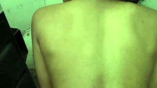 Public girl in outdoor scene