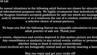 How does this milf teach solo play tricks?