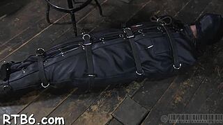 Bound Hottie Gets Nipple Clips During Intense Fucking