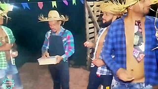 Big-Dicked Caipira Fucks Tezão At Festa Junina?