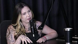 man, this morena strips after rantin’ bout live rules, then joins a wild group on Sheer Red!