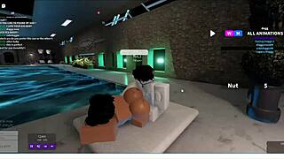 i let her fuck me for a long time in roblox game with lots of action