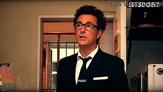 Pervert businessman nails young hostel roommate hard. Barbara Bieber and Conny Dachs get wild.
