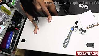 shy teen at office kissing and getting deepthroat stuffed in bra