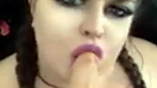 Kandy Kane teases with deep skills, care to watch?