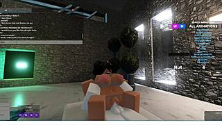 i let her fuck me for a long time in roblox game with lots of action