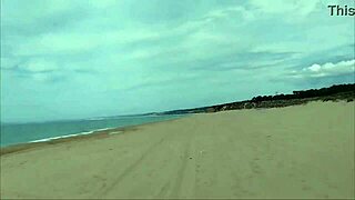 Guy Spills Milk on Nude Beach!