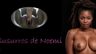 Noemi whispers to father and son