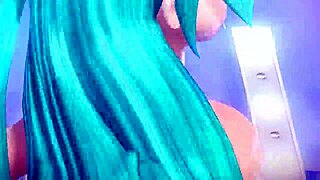 i admire hatsune miku's big tits and ass in this nude mod